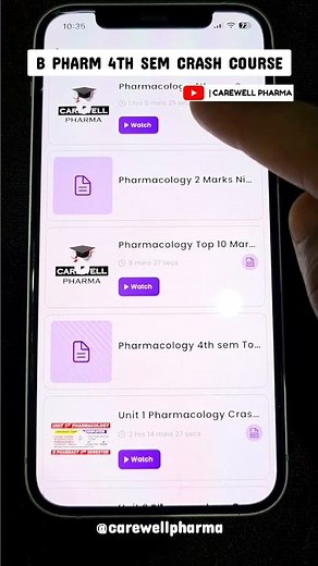 B Pharmacy 4th Sem Last Minute Preparation 🚀 | Carewell Pharma Crash Course 2026 #carewellpharma