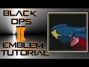 Call of Duty Black Ops 2 : Garchomp Pokemon Emblem Tutorial