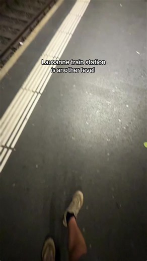 Lausanne train station is another level