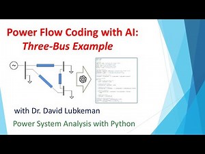 Power Flow Coding with AI - Three Bus Example