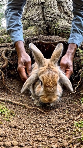 Put a Tiny Camera on a Rabbit... Look What’s Inside its Burrow!