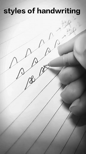 3 simple steps for cursive "x"| styles of handwriting
