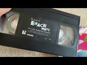 Barney’s beach party vhs