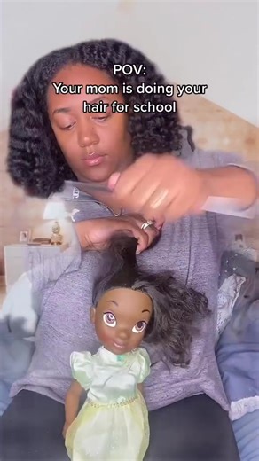 Funny Girl Hairbrushing Moments with Mom