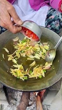 दादी की अनोखी गोभी मटर की रेसिपी #cooking #foodblogger #food #cookingvideo