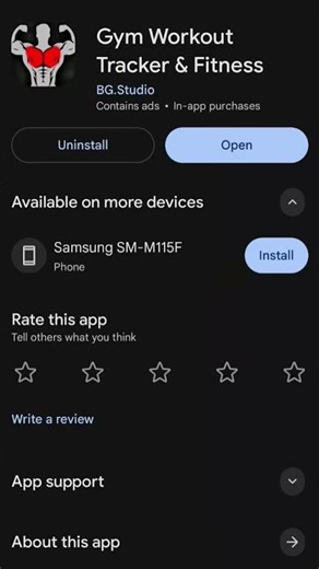 this app is best for home workout #fitness is important
