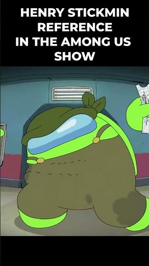 Henry Stickmin Reference in the Among Us show! #shorts