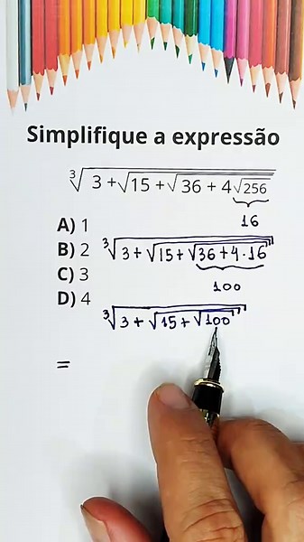 Simplifique a expressão! #matematica #aula #escola #aprender