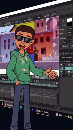 Tutorial for Moho pro #shorts #animation