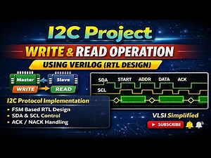 I2C Project | Write & Read Operation Using Verilog (RTL Design)