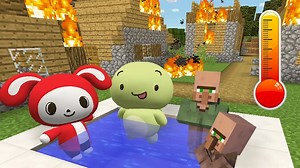 15K views · 449 reactions | Blazing Heat in Minecraft- Surviving the Scorching Challenge #MAIZEN #jj #mikey #minecraft #memes #videogames #animation | Maizen5 Gaming | Facebook