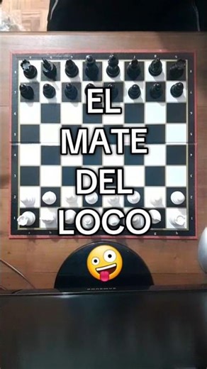 EL MATE DEL LOCO 🤪 #shorts#shortschess#chess #ajedrez#apertura#mates#tutorial#loco#elmatedelloco