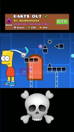 Geometry Dash Homer Let The Barts Out