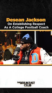 At this stage of life, DeSean Jackson can relate to his new students but acknowledges that they’re will to give him a run for his money!😅 Check out the full interview on YouTube! 👀➡️ https://youtu.be/yr-RXHMYGJQ | Breakfast Club