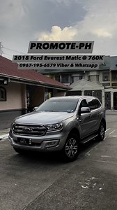 48K views · 668 reactions | 2018 Ford Everest Trend Matic 4x2 @ 760K | PROMOTE - PH | Facebook