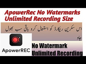 How to install ApowerRec Full Version In Windows ApowerRec No Watermark & Unlimited recording size