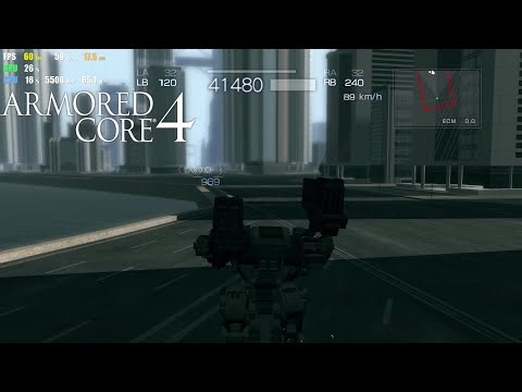 Armored Core 4 Gameplay 60FPS | Xenia Canary (Xbox 360) and RPCS3 (PS3) PC