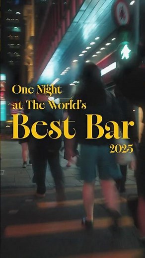 One night at the world's best bar