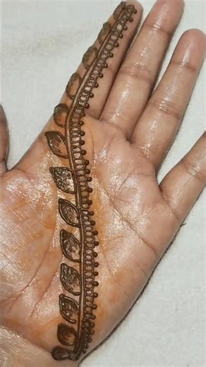 Simple henna tutorial✨💖🌿#mehndi#bridalmehndidesign #henna #creativehenna#weddinghenna