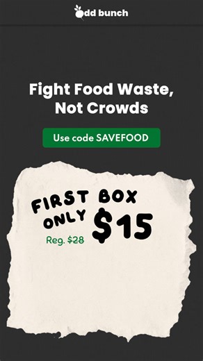 A better Black Friday starts with a better box. Join 100K Canadians saving money and fighting food waste. Your first small-mixed box is just $15! | Odd Bunch