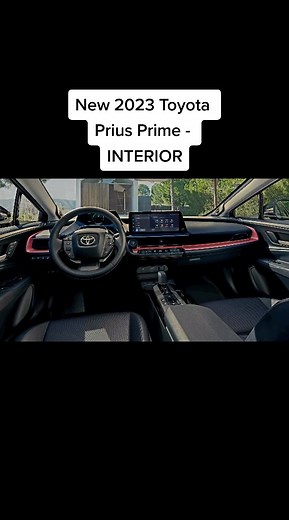 New 2023 Toyota Prius Prime interior looks great! #toyota #prius #recanything