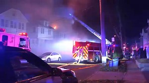 Dozens of residents displaced after fire tears through 3 homes in Roselle, New Jersey