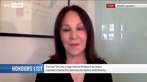 14K views · 56 reactions | Former Strictly judge Arlene Phillips has been named a Dame for services to dance and charity. She tells Kay Burley about the moment she found out about the honour, saying "I was gobsmacked, I couldn't believe it." More: https://trib.al/ZzHAvlo | Sky News | Facebook