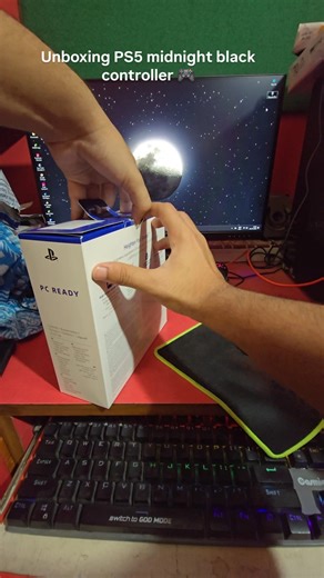 PS5 Midnight Black Controller Unboxing + INSANE Haptics Test on PC 😳