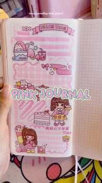 Pink Journal #sticker #journal #journalstickers #kawaii