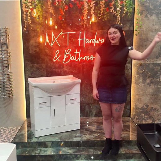 Best Value Bathroom Vanity Units! White Gloss Vanity Units On A Budget!
