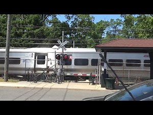 LIRR M7 to Atlantic Terminal - Westwood Pedestrian Crossing, Malverne