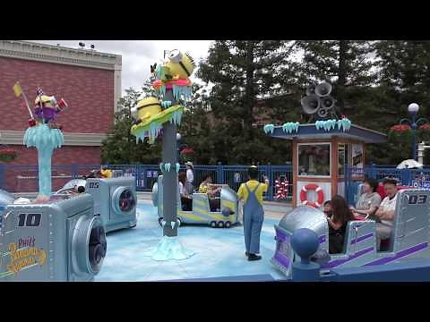 【USJ 新アトラクション】これが ミニオン・ハチャメチャ・アイス / USJ Freeze Ray Sliders 20180629