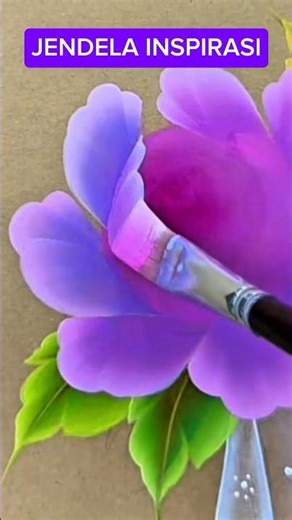 The Easiest Way to Paint a Realistic Rose Using Only One Brush!