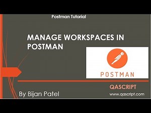 Postman Tutorial - Create & Manage Workspaces in Postman