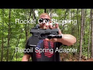 Rocket City Stippling Recoil Spring Adapter for Gen 5 Glocks- Install and Function Testing