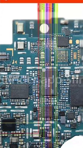 samsung A50 grafix ic connection #smartphone #viralshort #repair