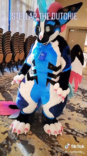 Introducing Stellar the Dutchie - Angel Dust Fursuit