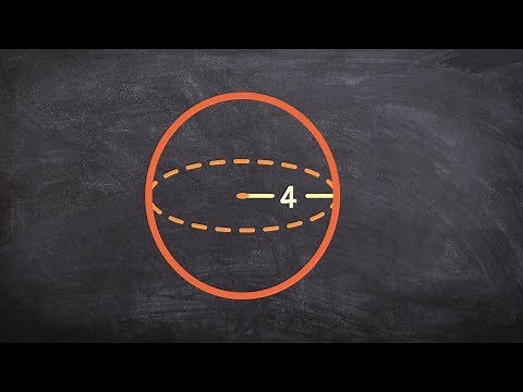 Finding the volume and the surface area of a sphere