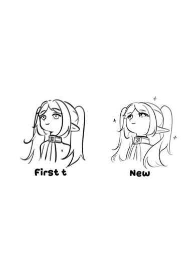 Trying the Frieren head angle challenge again #speedart #art #frieren #drawing #digitalart #draw