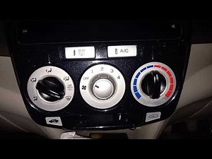 How to use car's defogger to clear fog from wind screen? Honda City