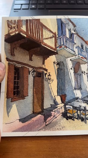 SΞΞΓHΞLIИΞS by Alán Ramiro on Instagram: "That completes another month of Sketching Life workshops in Scenes of Greece! You can already sign up for the next series - Scenes of Marseille (link in bio) These are fresh locations, never repeated and always referring back to my most recent travels. #weseethelines #urbansketchers #travelsketch #travelartist #inkandwatercolor #watercolor #artworkshop #éducation"