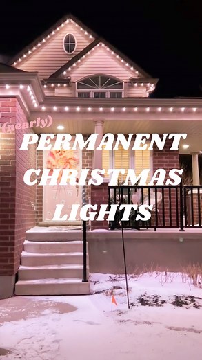 Sarah Nicole Landry on Instagram: "Okkkkk… this blew up on TikTok with a LOT of questions - so let’s dig in! First of all, Shane (my husband) loves two things more than anything: technology and Christmas. So nothing about this should not be surprising! Bleep bloop holiday magic. We have been making upgrades to our home gradually since owning it and wanted exterior lighting we loved, discovered these and since they can ALSO be year long feature lights (sorta like pot lights) we got them done. NO