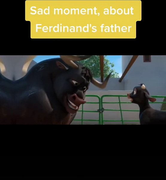 Ferdinand bull#ferdinand #sadmoment #dad TikTok