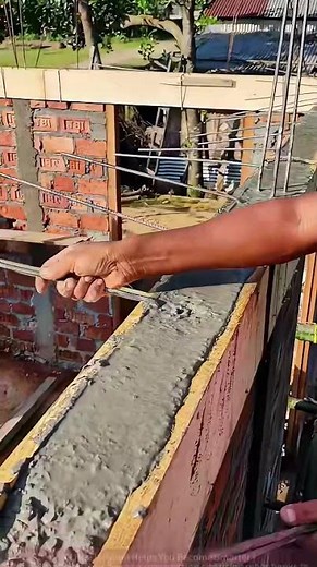 Live Demo: Correct Technique for Rebar Tying During Concrete Pouring!