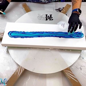 Let's Spin & Fling Some Paint! 😜 • • • Music: 月华 Musician: EnjoyMusic Site: https://enjoymusic.ai • #kanellaciracoart #blue #tutorial #blessed #youtube #happy #artist | Kanella Ciraco Art