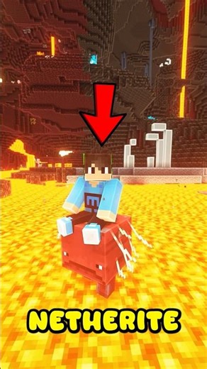 Broken trick to find netherite in Minecraft 😱 #shorts #ytshorts