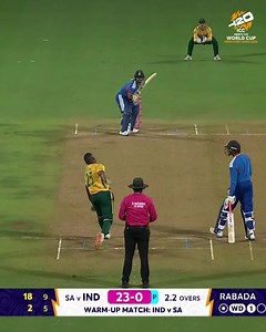 India have got off to an electric start against South Africa, with Ishan Kishan leading the way 🚀 #T20WorldCup broadcast details 👉 https://www.icc-cricket.com/tournaments/mens-t20-world-cup-2026/news/how-to-watch-icc-men-s-t20-world-cup-2026-warm-up-fixtures | ICC - International Cricket Council
