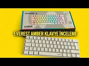 Everest amber klavye incelemesi (reklam değildir) #incelme2