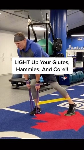 Meghan Callaway - Fitness Coach on Instagram: "Here is my client Mark doing this deceptively challenging exercise that targets the hamstrings, glutes, core, lower leg, and foot. 👉 I like to use this exercise as part of the warm-up, but you can also use it during your workout as a filler exercise. Mark has been doing a very similar exercise but with stepping instead of sliding. Both options are great. The sliding is a lot tougher in terms of maintaining the RDL position, and stabilizing the hips