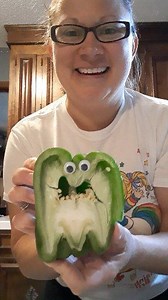 32 reactions · 17 comments | Pepper monsters! Put googly eyes on your peppers, and smile! #peppermonsters #googlyeyes #googlyeyesmakeeverythingbetter #welcometomyoldkitchen | Katie McCoy Triplett | Facebook